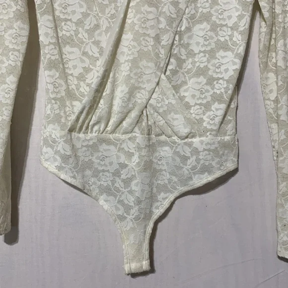 Intimately Free People Sneaky Long Sleeve Lace Bodysuit - Picture 6 of 7